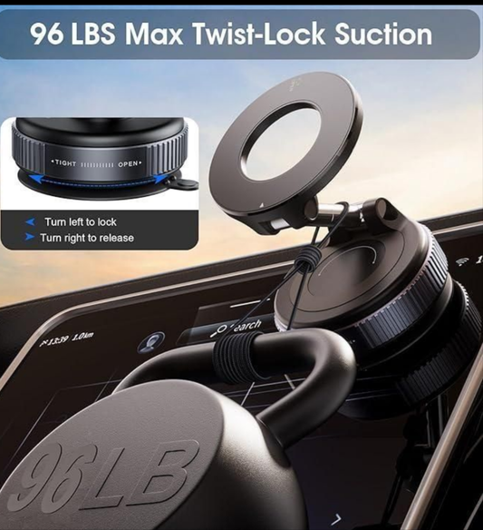 Magnetic 360 degree phone holder