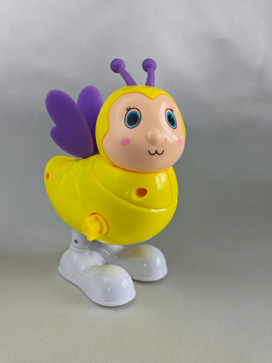 Colorful Cute Bee General Mobilization Wind - up function toy pack of 3