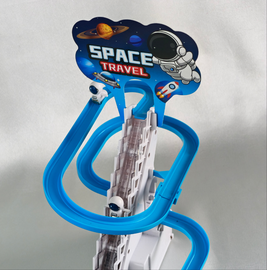 Astronaut Space Slide Track Racing Toys for Kids - Small Space